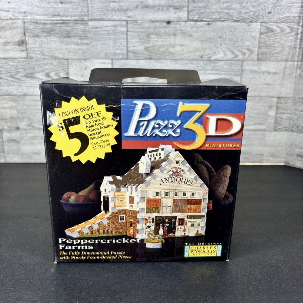 Puzz3D Peppercricket Farms 3D Puzzle - Charles‎ Wysocki's Americana - Complete